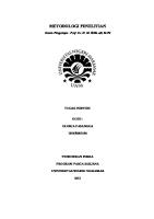 Metodologi Penelitian [PDF]