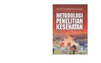 Metodologi Penelitian Kesehatan Notoatmodjo PDF