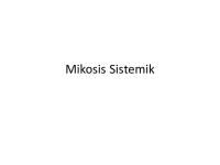 Mikosis Sistemik