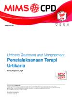 MIMS CPD - Artikel Urtikaria - Apt Benny Setyawan - Bayer