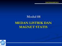 Modul 08-Medan Listrik-Magnet Statis PDF