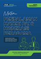 Modul 1 Pendalaman Materi Pai - Moderasi