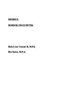 Modul 1 Sosiolinguistik