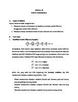 Modul 10 Finite DIfference