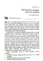 Modul 2 Hakikat & Sejarah Matematika - Sukahardjono