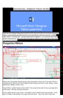 Modul 2 - Mengenal Ribbon Pada MS Word