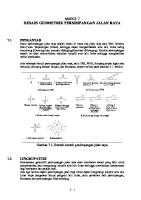 MODUL 7 Desain Persimpangan