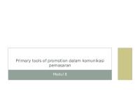 Modul 8 Pemasaran