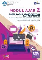 Modul Ajar 2 Dasar Dasar Broadcasting Dan Perfilman Riana [PDF]