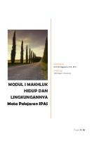 MODUL AJAR IPAS-01 Ekosistem Dan Lingkungan [PDF]