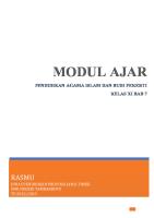 MODUL AJAR PAI XI BAB 7 Fix