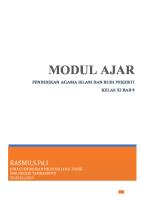 MODUL AJAR PAI XI BAB 9 Fix