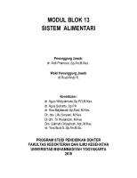 Modul Blok 13 - Sistem Alimentari 2018-2019 [PDF]