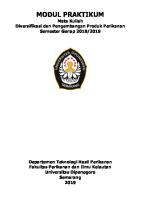 Modul Diversifikasi Dan Pengembangan Produk Perikanan 2019 PDF