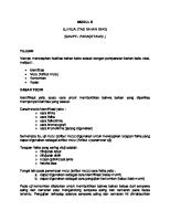 Modul II Uji Kualitas Bahan Baku [PDF]