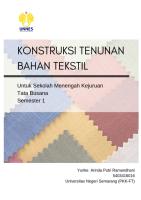 Modul Konstruksi Tenunan Bahan Tekstil