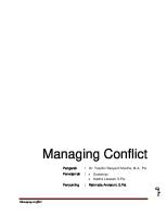 Modul Managing Conflict