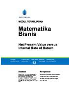 Modul Matbis 12 Post