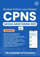 Modul Mentoring CPNS 2021 #1