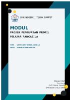 Modul P5 Gaya Hidup Berkelanjutan