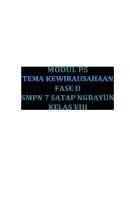 Modul P5 Kewirausahaan Membuat Sale Pisang(Keripik Pisang) [PDF]