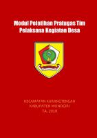 Modul Pelatihan TPK PELAKSANA VERSI 2 PDF