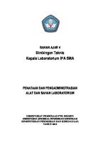 Modul Penataan Dan Pengadministrasian Lab IPA