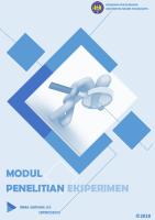 Modul Penelitian Eksperimen PDF