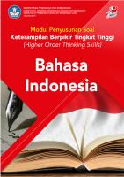 Modul Penyusunan Soal HOTS Bahasa Indonesia