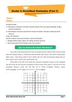 Modul Posisi Tititk Terhadap Sumbu-X Dan Sumbu-Y (Kelas VIII)