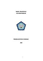 Modul Praktikum Analis Farmasi [PDF]