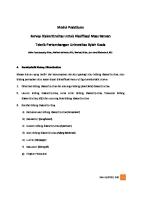 Modul Praktikum Diskontinuitas 2017 [PDF]