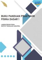 Modul Praktikum Fisika Dasar I