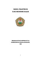 Modul Praktikum Ilmu Biomedik Dasar