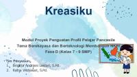 Modul Projek Berekayasa Dan Berteknologi Untuk Membanguan NKRI - Bentang Alamku - Fase D