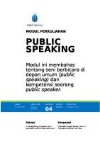 Modul Public Speaking (TM4)