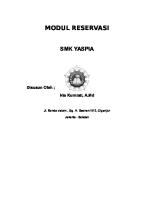 Modul Reservasi