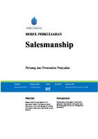 Modul Salesmanship (TM 05) [PDF]