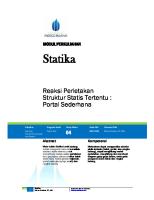 Modul Statika Teknik