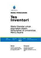 Modul Tes Inventori (TM3)