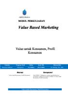 Modul Value Based-Marketing (TM12)