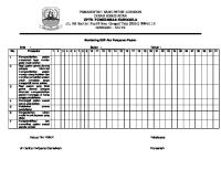 Monitoring SOP Alur Pelayanan Pasien