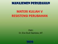 MPB 5-Resistensi Perubahan