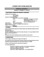 Msds Alkacide Ina [PDF]