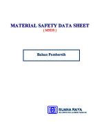 MSDS Bahan Laundry [PDF]