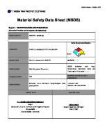 MSDS Bayclin [PDF]