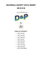 MSDS D&P Rev. 5.0 [PDF]