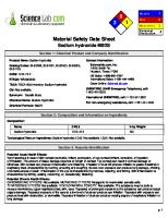 Msds Sodium Hydroxide (Porstex, Soda API) [PDF]