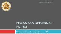 MT Persamaan Diferensial Parsial PDF