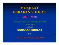 Mukjizat Gerakan Sholat [PDF]